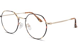 Fashion Round Glasses: A Classic Design with Clear Lenses