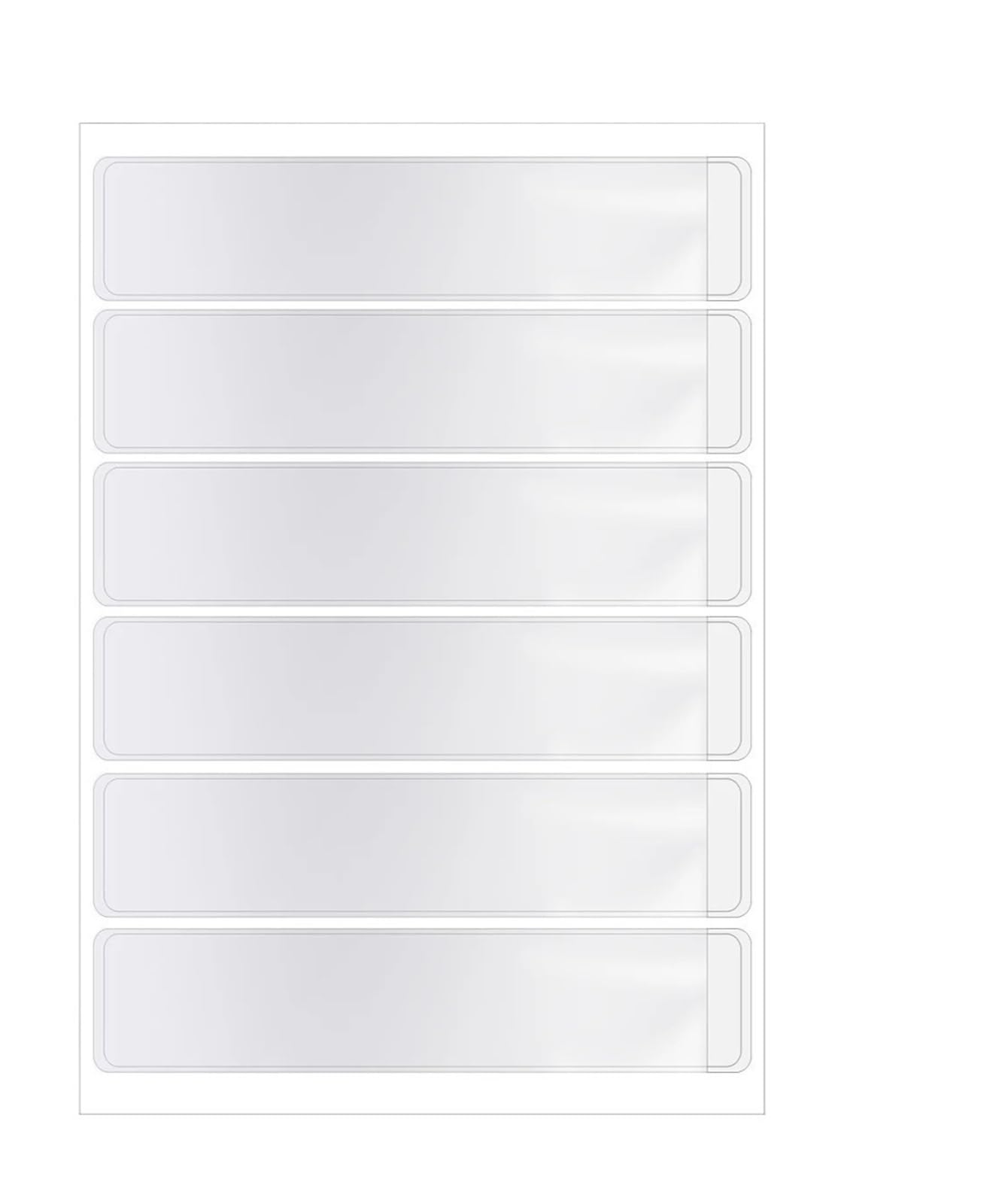 Hzomif 280 Pcs Self-Adhesive Business Card Pockets