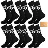 BUENWAZ Team Groom Socks 6 Pack for Wedding Day and...