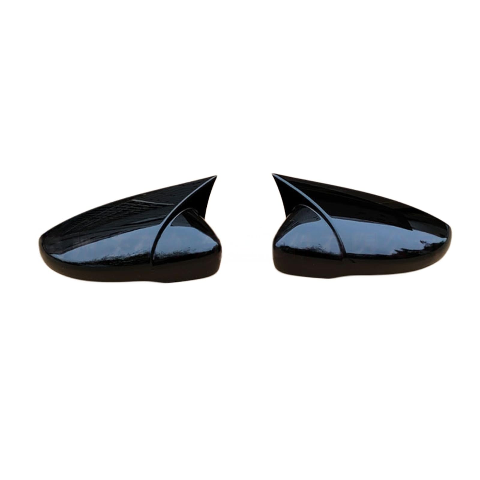 PAPEP Door Mirror Cover Caps for Volkswagen Sagitar 2012-2018 Glossy black, Left Right Side Wing Rearview Mirror Cover Lid 2 Pieces Exterior Styling Accessory