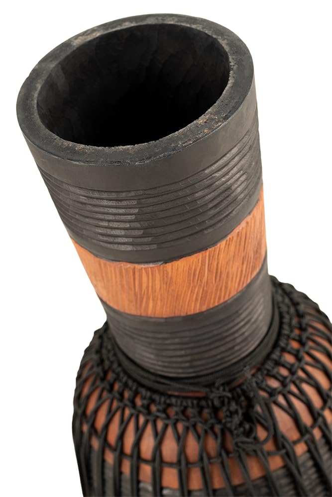 Meinl Percussion Earth Rhythm Djembe – Très Grande Percussion à Main – Housse Incluse – Diamètre 13 pouces – Acajou, Multicolore (ADJ3-XL+BAG)