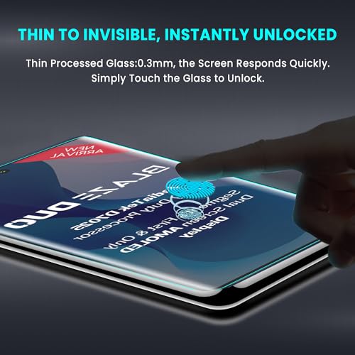Image of ArmourPro Military Grade UV Tempered Glass Screen Protector Compatible For Lava Blaze Duo 5G (6.67 Inch) With Easy Installation Kit| Edge To Edge Coverage |Crystal Clear