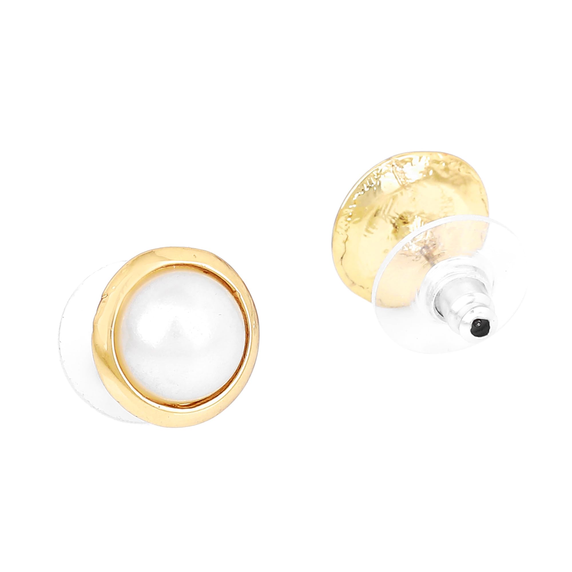 Small Pearl Stud Earrings for Men and Women
