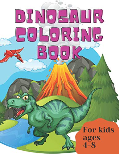 Dinosaur Coloring Book for Kids Ages 4-8: Great Gift for Boys & Girls, perfect dimension for children 8.5" x 11",premium matte cover image 3
