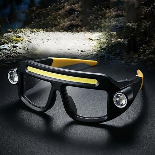 Lámpara luminosa frontal para escalada y exploración de caminos oscuros 3