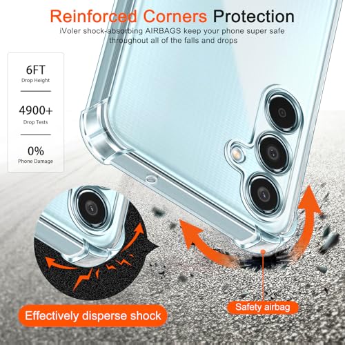 Image of Lustree Back Cover Transparent Case Compatible with Samsung Galaxy M35 | Clear + TPU Case with 4 Corner Air Cushion Protection & Camera Protection | Slim& Stylus Cover