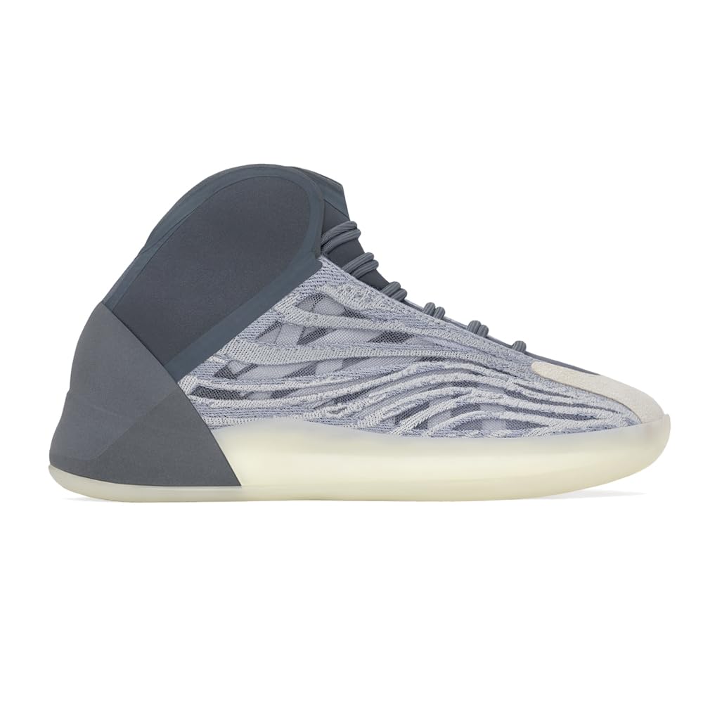 adidas Mens Yeezy Quantum Lace Up Sneakers Shoes Casual - Grey - Size 9.5 M
