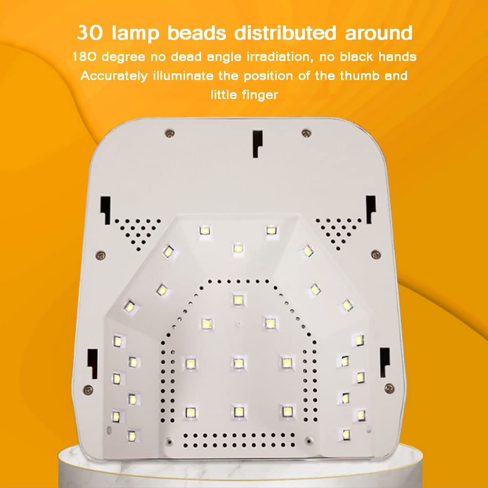 Bezprzewodowa lampa żelowa do paznokci LED, akumulatorowa suszarka do paznokci o mocy 48 W, lampa do szybkiego utwardzania lakieru 7800 mAH, profesjonalne narzędzia do manicure,Lampy do paz
