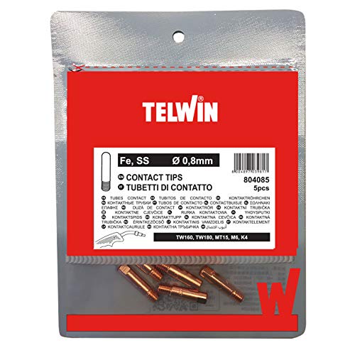 Telwin 804085 Tubitos de contacto para antorcha mig-mag
