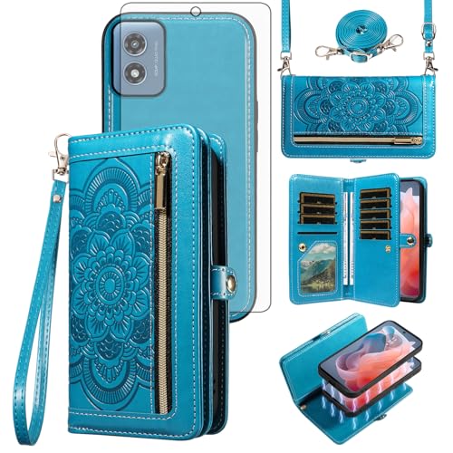 Pochette téléphone Motorola Moto G Play 2024 à bandoulière pour vos sorties