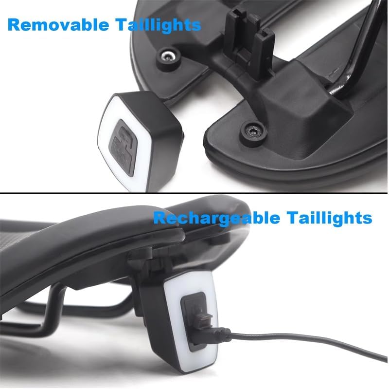 Triathlon TT Bike Saddle Taillight Road Mountain Bike Saddle Prostatic Race Cycling Seat Adult Bicycle Light Tail Riding Pad