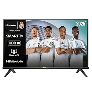 Hisense 40A4Q – FullHD Smart TV 40 Pulgadas, Modo Juego, Deportes IA, Sonido Dolby DTS HD, Alto Contraste, Función Compartir en el Televisor, DVB – T2, Auto Ordenación de los Canales TDT