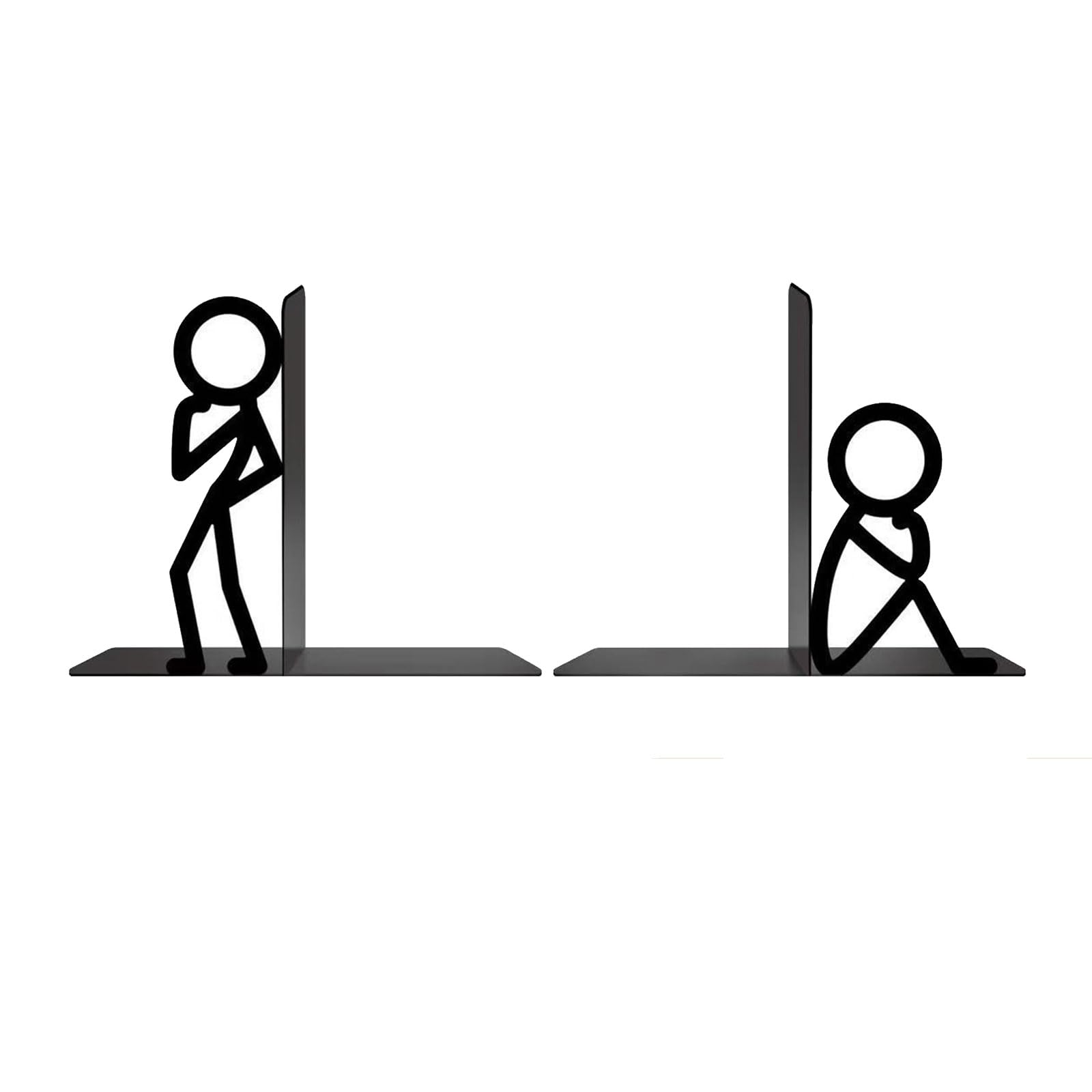 Mllepjdh B Robust Metal Ookends 2 Pieces Showcasing Fun Drawing Art For Ookshelf Assistance Offices Ookends