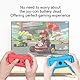 Joy-Con-Griffe, kompatibel mit Nintendo Switch Joy-Cons für zusätzlichen Komfort Spielgriff mit Ladefunktion (1 x rot und 1 x blau).