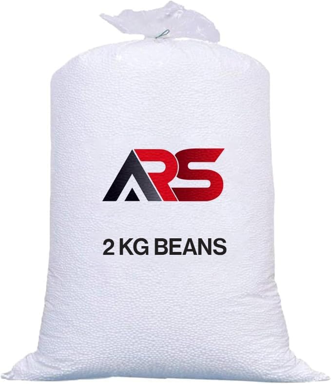 ARS 2 KG OF BEAN BAG FILLER POLYSTYRENE VIRGIN BEANS