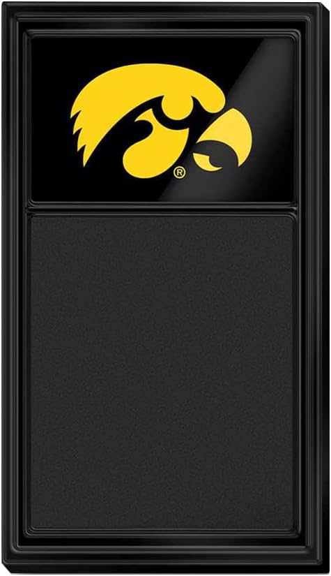 The Fan-Brand NCAA - Mirrored Chalk Note Board - Sports Team Bar Sign Décor: Home, Dorm, Garage, Office, Fan Cave