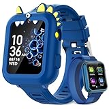 Kids Smart Watch Boys Gift Age 3-12 with 39 Games Alarm Clock Camera Video Music Player Pedometer Flashlight 12/24 hr HD Touch Screen Kids Watch Birthday Boys Gift Toys for 4 5 6 7 8 9 10 Years Olds