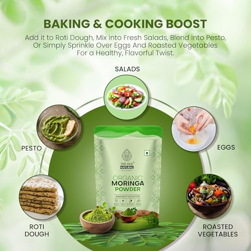 Image of Moringa Powder 200g | 100% Pure & Natural Moringa Leaf Powder | Plant-Based Superfood Rich in Vitamins, Minerals & Antioxidants | Supports Energy, Immunity & Daily Wellness
