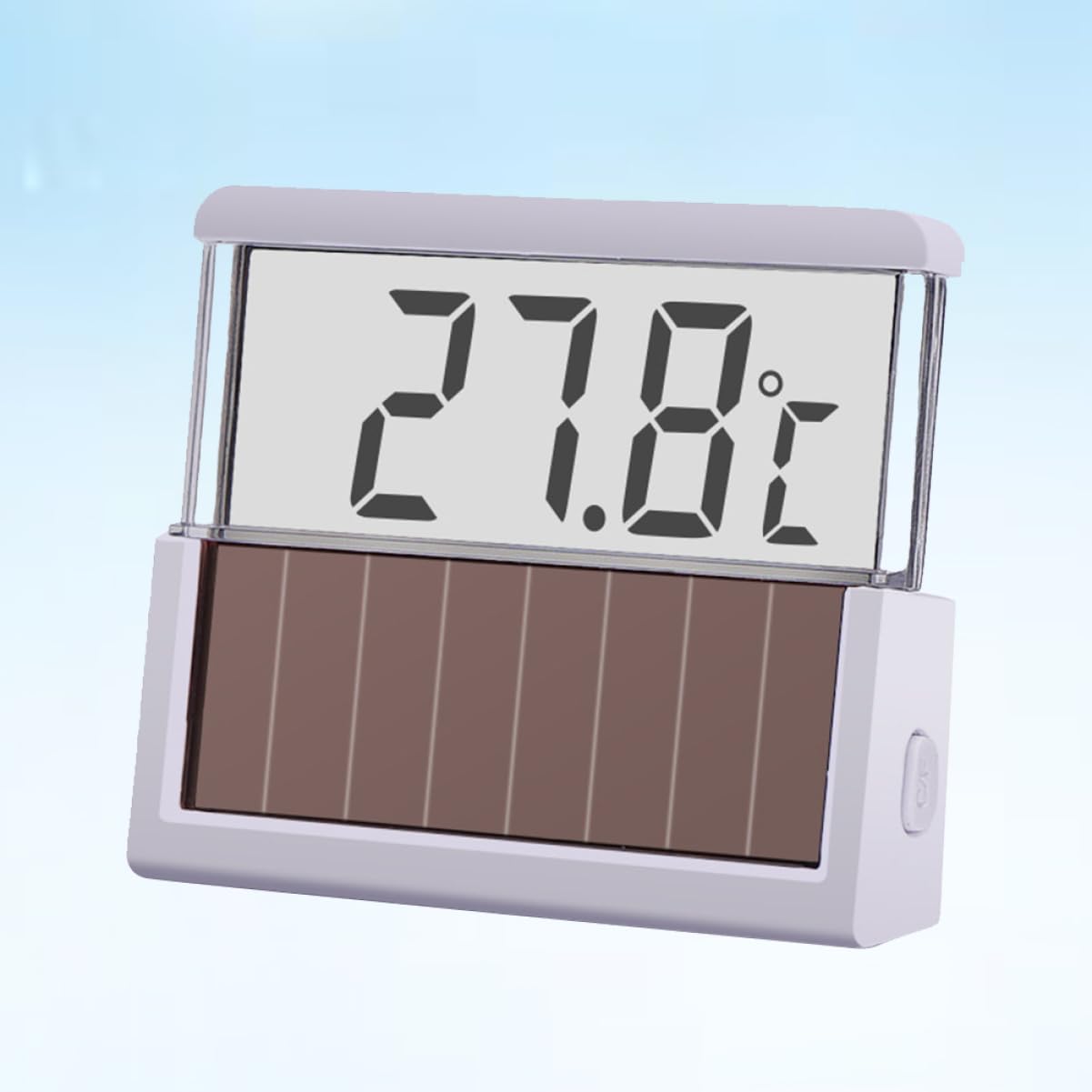 Angoily 3pcs Aquarium Thermometer Solar-Powered Digital Fish Tank Thermometer Compact and Easy-to-use Design