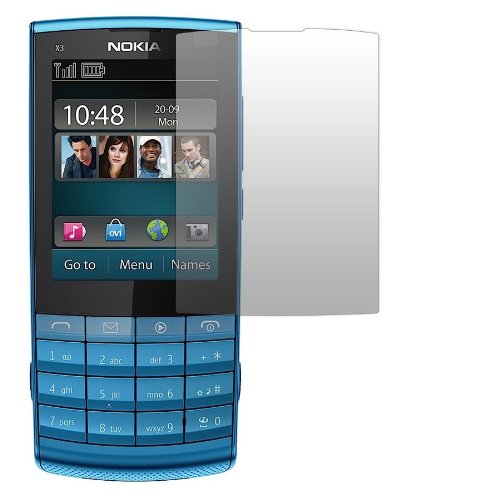 Slabo 2 x Protector de Pantalla para Nokia X3 | X3 02 lámina Protectora de Pantalla Ultra Transparente Invisible