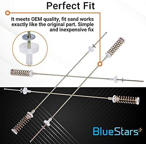Miniatura 2 de BlueStars - Kit de varilla de suspensión de suspensión ultraduradera DC97-16350E, ajuste exacto para lavadora Samsung, sustituye a PS4276369