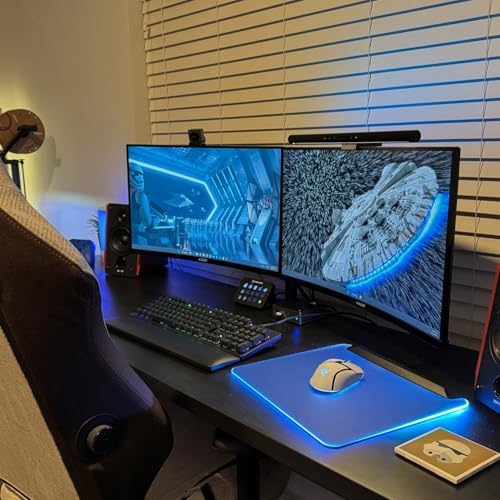 Image of Kado 2-Pack 24.5 inch 240Hz 1ms Curved 1500R 1920x1080 Gaming Computer Monitor | AMD FreeSync Premium, Panoramic Gaming Multi-View Split Screen Streaming, VESA Mount HDMI DisplayPort Built-in Speakers