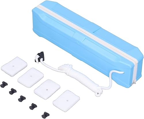 Cepillo de limpieza de ventanas, evita caídas, práctico limpiador magnético resistente de ventanas para un solo acristalamiento