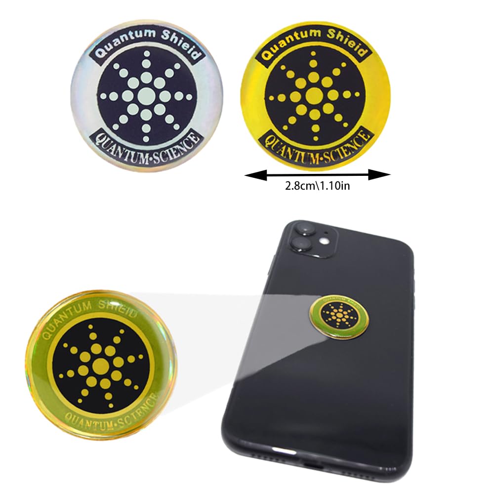 Cerotti Scudo EMF Per Dispositivi Pack Da 2 Adesivi Anti-Radiazione Per Cellulari, Computer E Elettronici Protezione Salute Da Onde Elettromagnetiche - 4