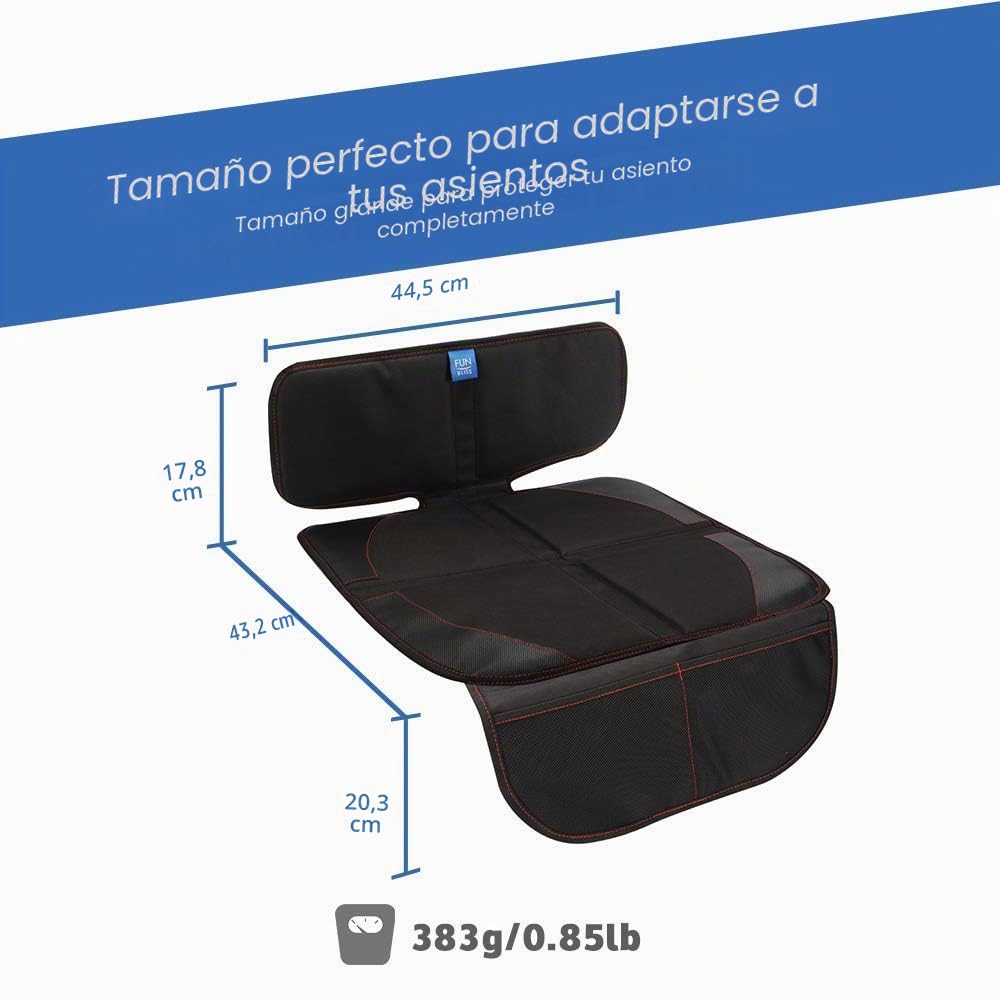 Funbliss Protectores de Asiento para Coche Impermeable Protector de Asiento de Coche para los Asientos de