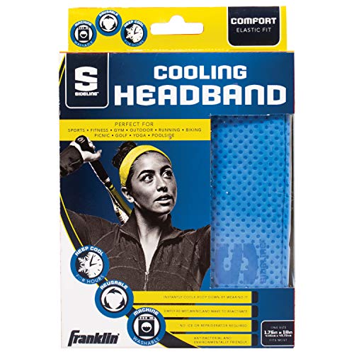 Franklin Sports Cooling Headband - Sports - Sports Headband - Sideline Cooling Headb