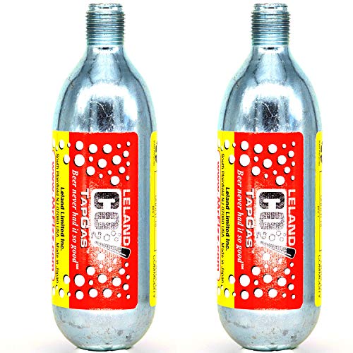 74 Gram Beverage Grade Threaded CO2 Cartridge - 2 Pack