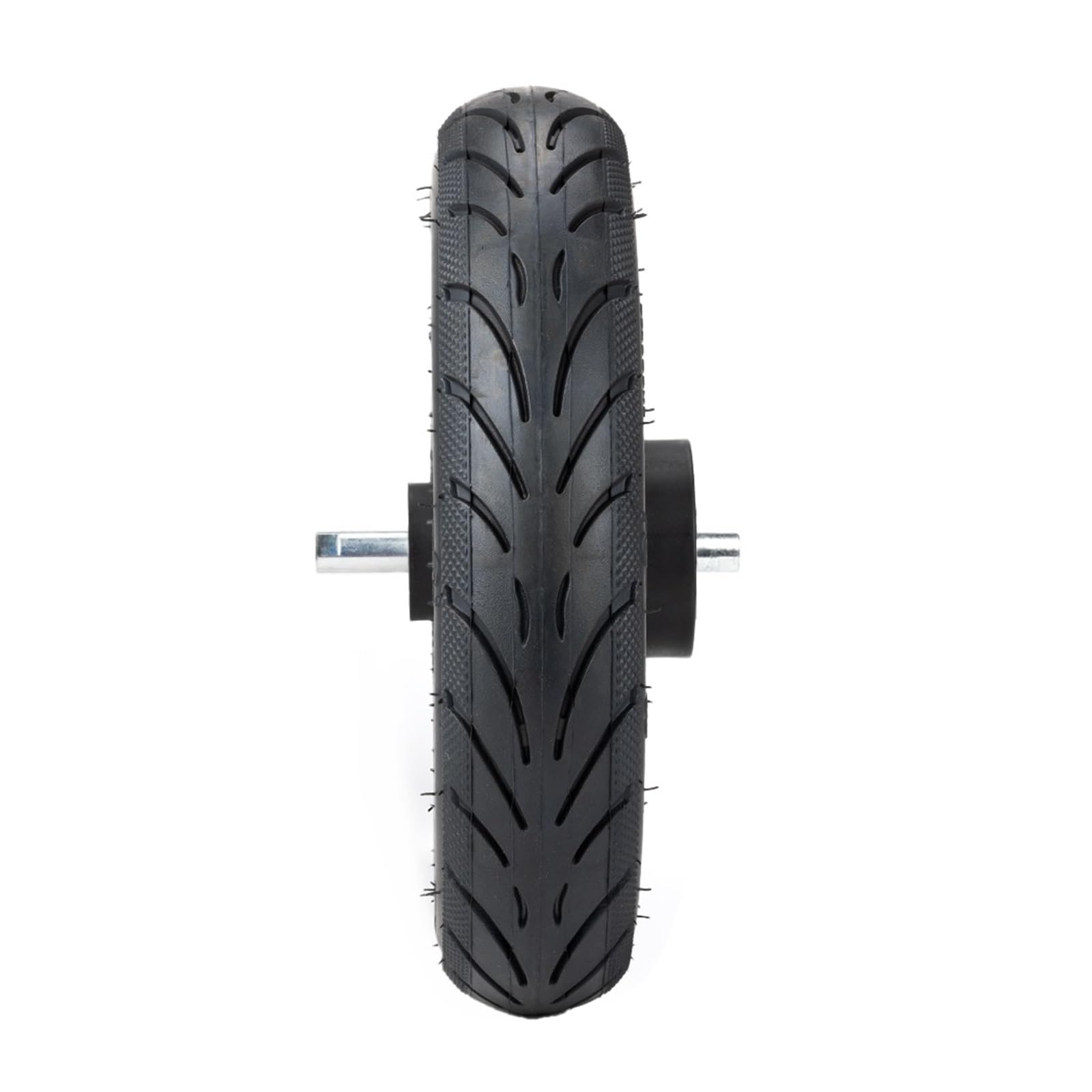 Roue arrière Compatible avec Les Scooters électriques Ninebot F20, F30, F40, F40D et F40E, moyeu ABS avec Chambre à air et pneus(Orange Color)
