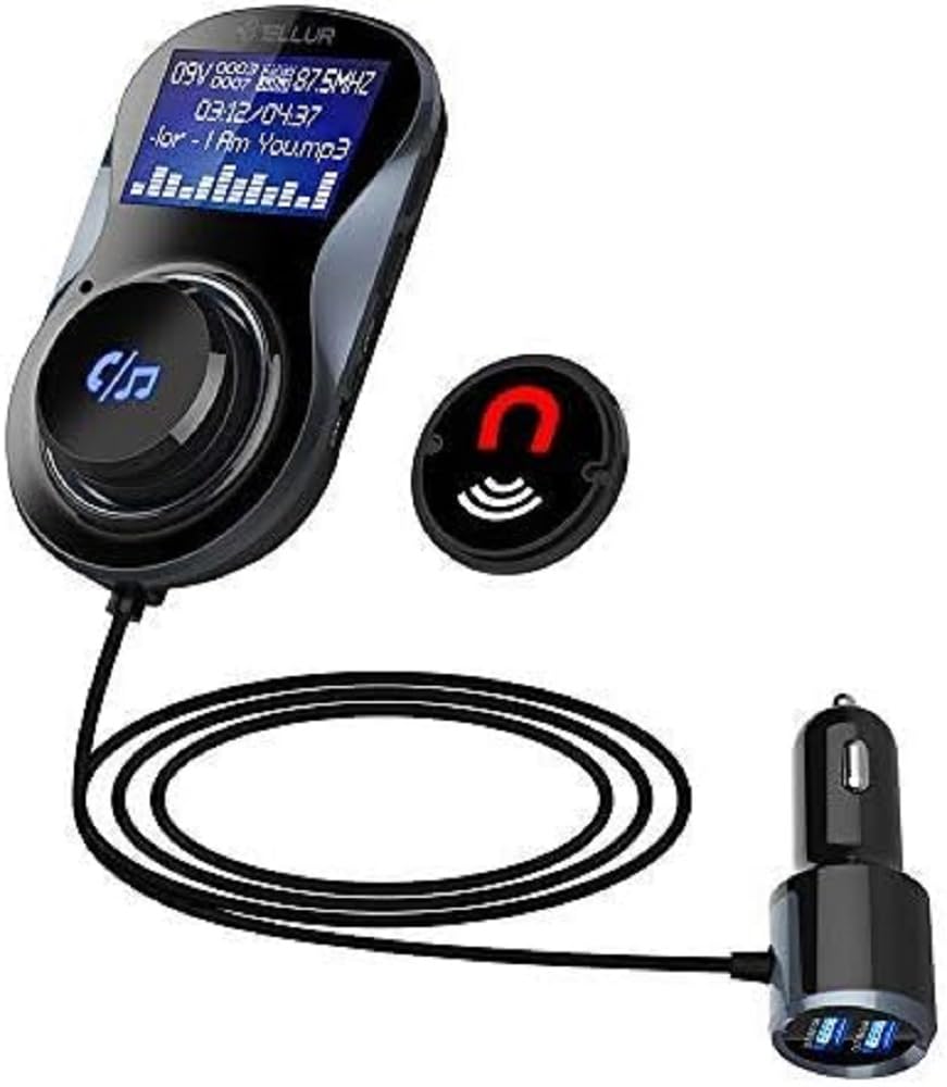 Tellur FMT-B4 Bluetooth FM nadajnik czarny