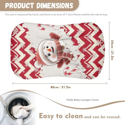 Image of ZOUTAIRONG Christmas Bassinet Sheet Set Snug Fitted Cradle Fitted Sheets Cute Snowman Stretchy Ultra Soft for Oval Rectangle Hourglass Bassinet Mattress Unisex Boy Girl
