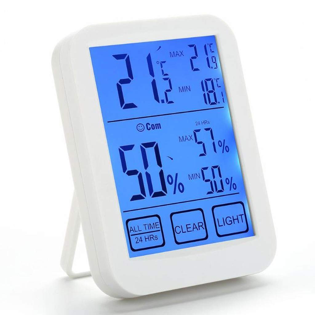 JFDBGU Termometro Digitale Touch Screen Igrometro Igrometro Temperatura di Temperatura LCD elettronico