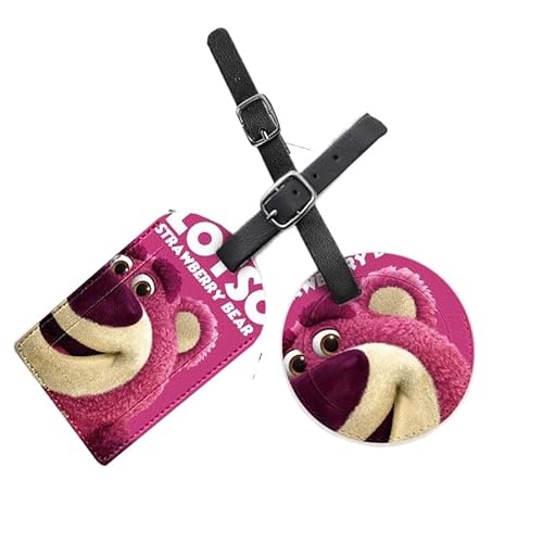 ロッツォ・ハグベア 荷物タグ ネームタグ ラゲージタグ ラゲッジタグ 荷物ラベル バッグタグ スーツケースタグ ネームラベル スーツケース バッグ用 名刺ホルダー 出張用タグ ラベルカード 旅行用品 出張,5