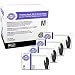 SupplyMaster - SMPBKNE6M - Premium Exam Nitrile Gloves - Disposable, Powder Free, Exam, 6 mil, Medium, Black (Pack of 400)