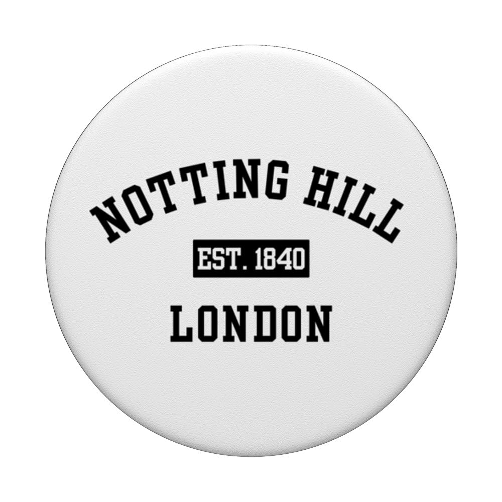 Notting Hill London Est. 1840 PopSockets Swappable PopGrip, Black - Image 3