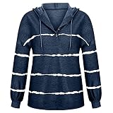 partido NP Sudadera con Capucha Sueltas Mujer Abotonada otoño Invierno Casual Suelto Hueco