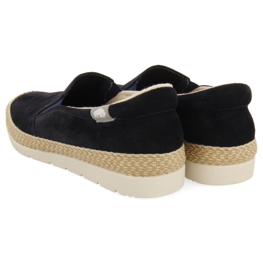 GIOSEPPO Espadrilles Color Cuero DE Piel con ELÁSTICOS Y ALGODÓN Reciclado para Hombre PROGER