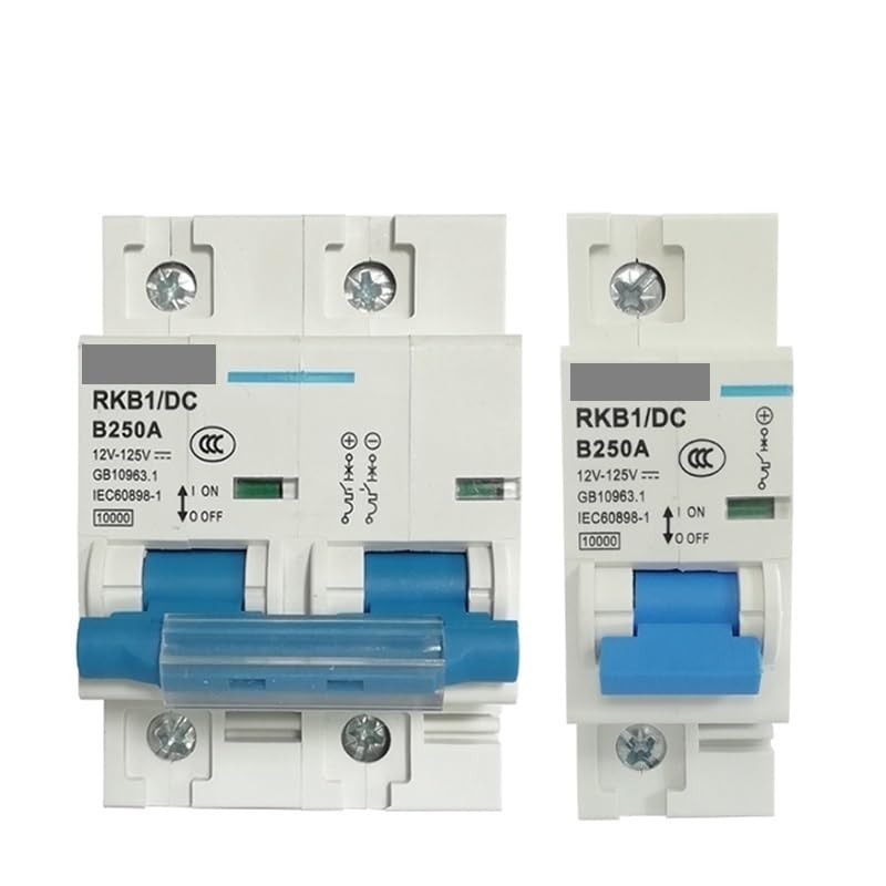 Salvavita Riarmo Automatico Interruttore automatico CC 1P 2P 12V-125V 63A, 80A, 100A, 125A, 150A, 200A, 250A(2P,250A)