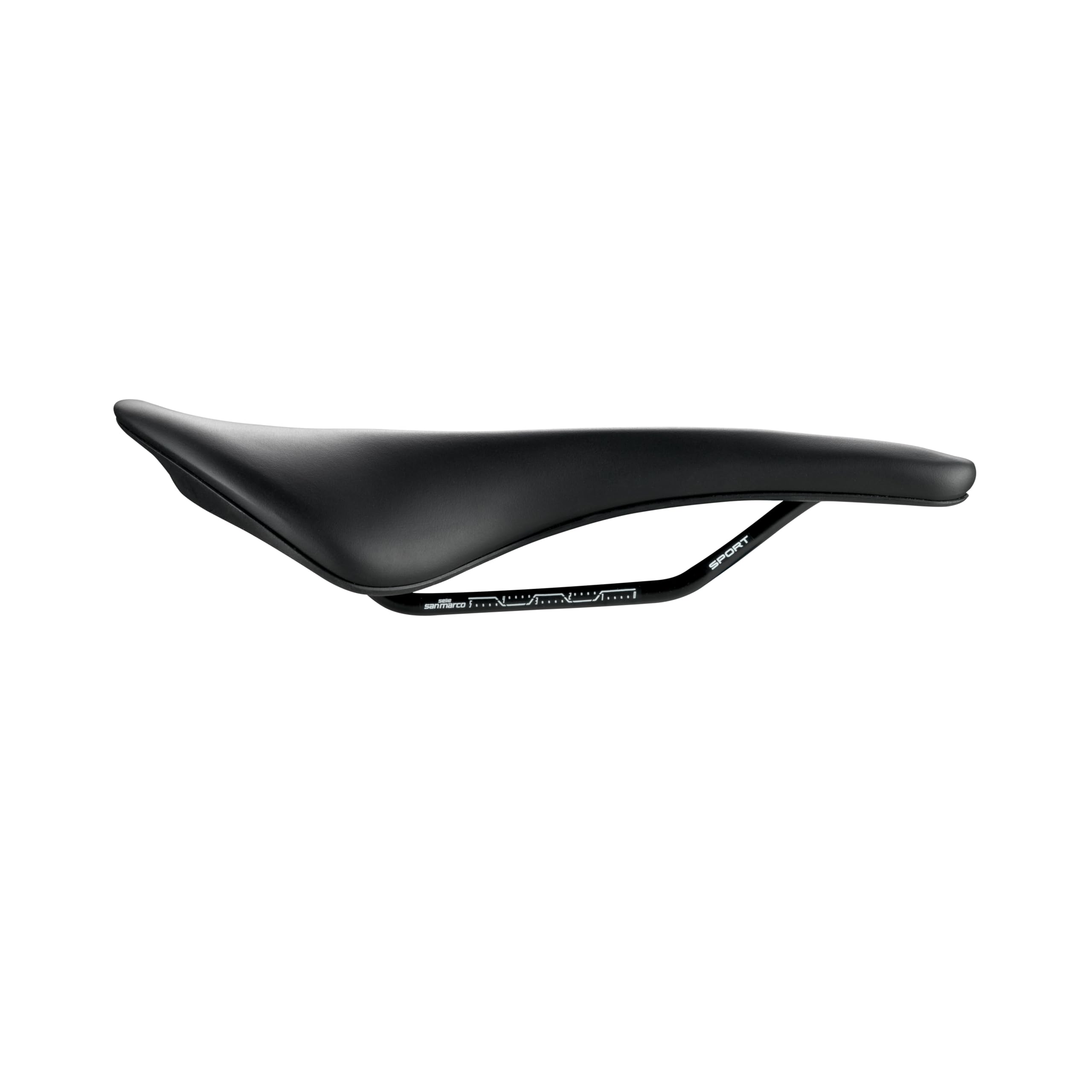 Selle San Marco Shortfit Allroad Sport – Sillín de Bicicleta Gravel y All-Road, Comodidad ergonómica, rieles de Acero