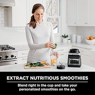 Ninja BN751C, Professional Plus Blender DUO With Auto-iQ, Black , 1200W (Canadian Version), 72oz