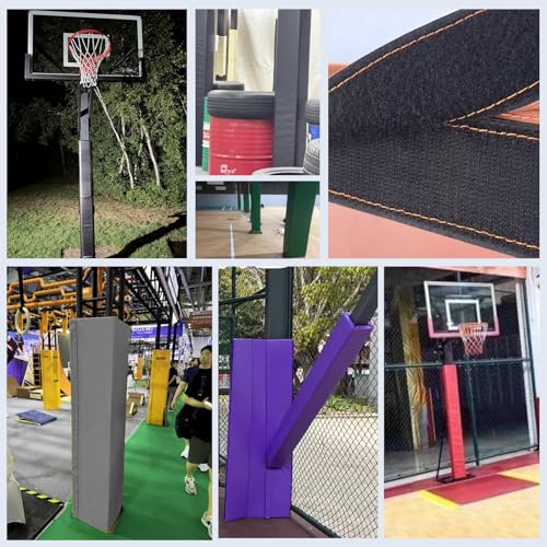 Rembourrage carré en mousse pour poteau de panier de basket extérieur