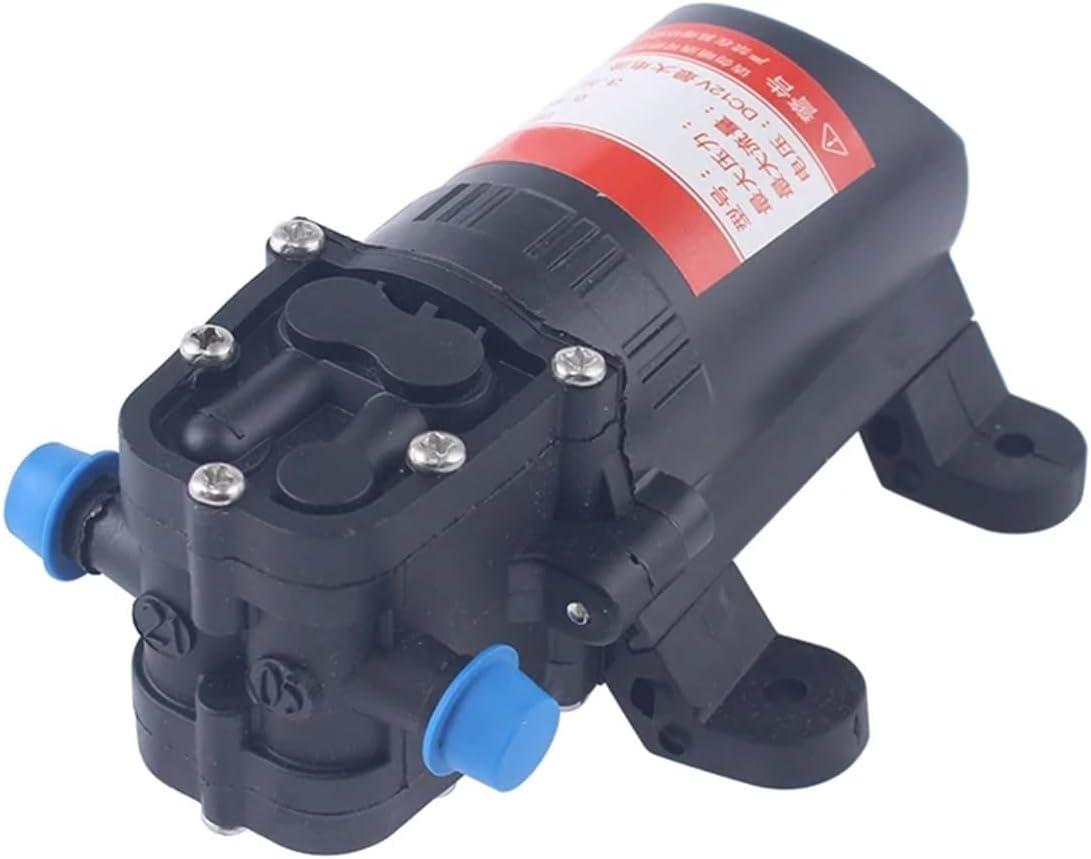 Water Pump DC 12V 70PSI 3.5L/Min Agricultural Electric Water Pump Black Micro High Pressure Diaphragm Water Sprayer Car Wash 12V