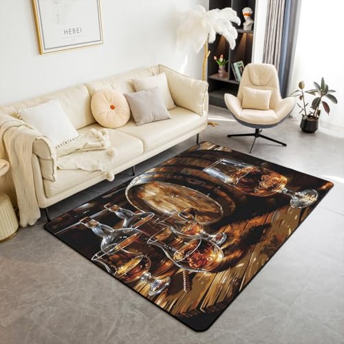 Tapete Manfei Whisky Kids 100x150 cm Marrón Negro