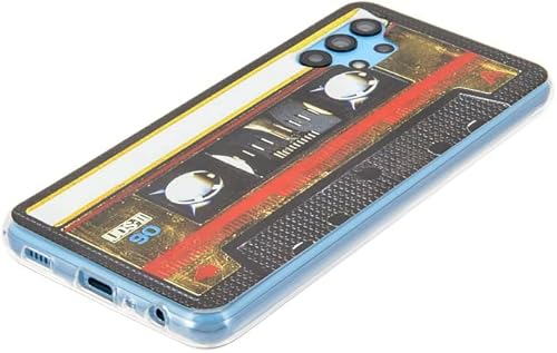 Miniatura 3 de Funda de teléfono compatible con Galaxy A32 5G, funda de casete de casete de mezcla de música, funda de TPU suave para Samsung Galaxy A32 5G de 6.5