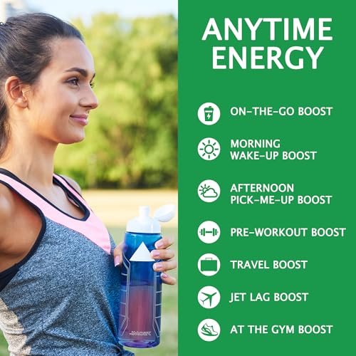 Image of Let'z Go Clean Energy Drink Mix - Natural Caffeine Packets, Vitamins C + D, Electrolytes, Sugar-Free, Zero Calories | Anytime Energy | 15 Count (Watermelon)