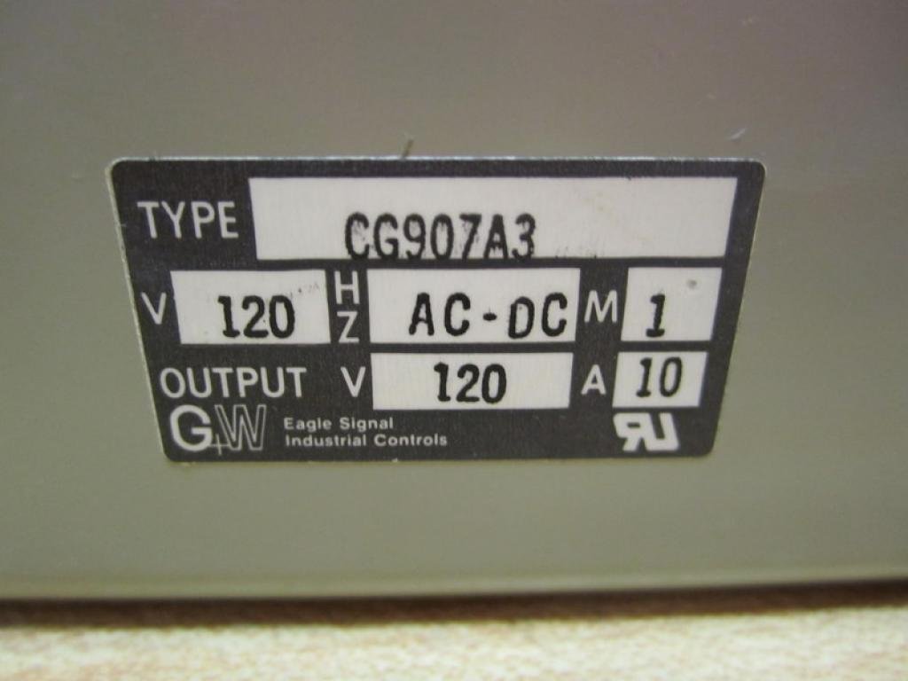 CG907A3 120 VAC, TIME DELAY Relay, Plug-in Surface MTG