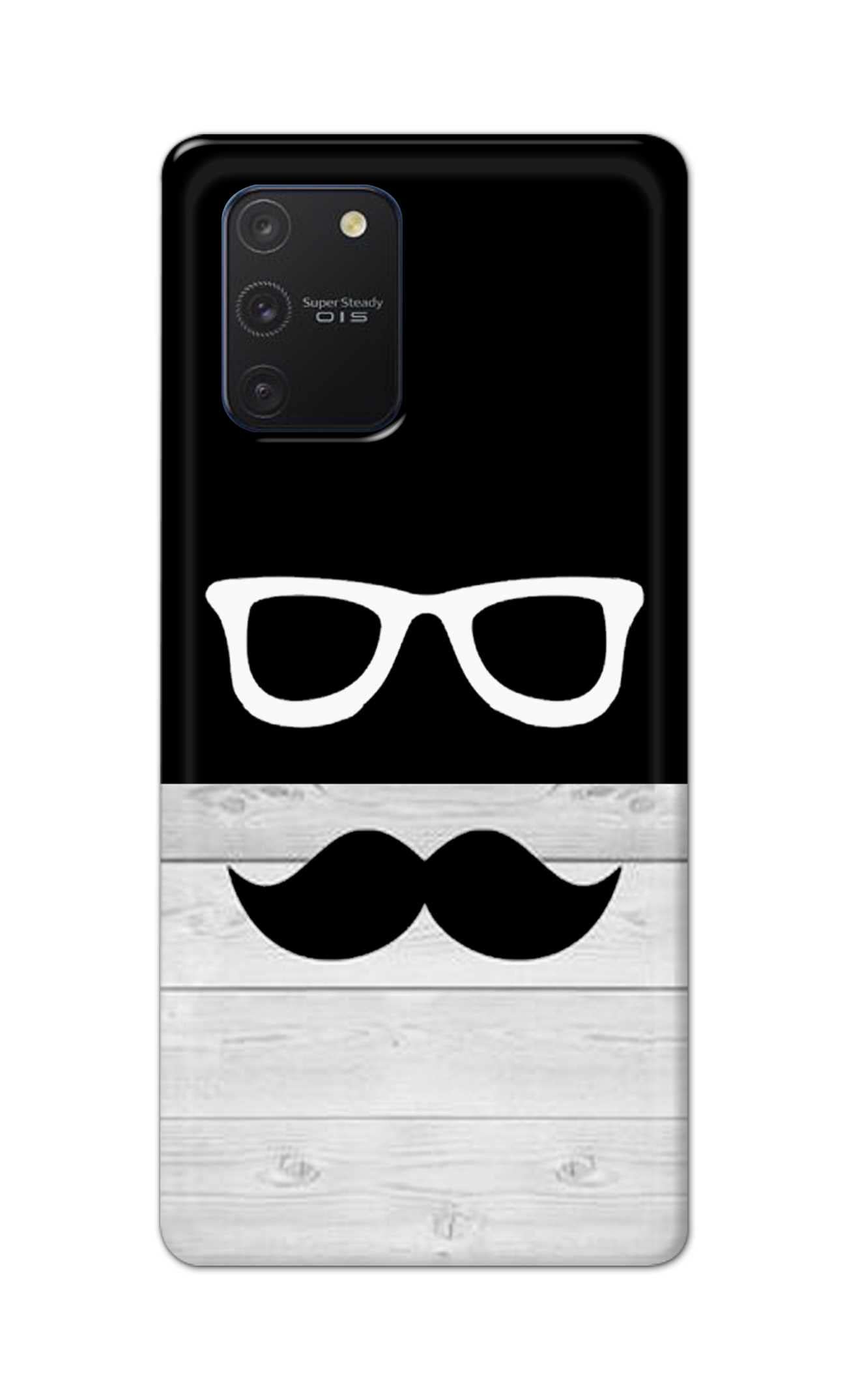 TweakyMod Designer Printed Hard Case | Black Mustache Back Cover Compatible with Samsung Note 10 LITE
